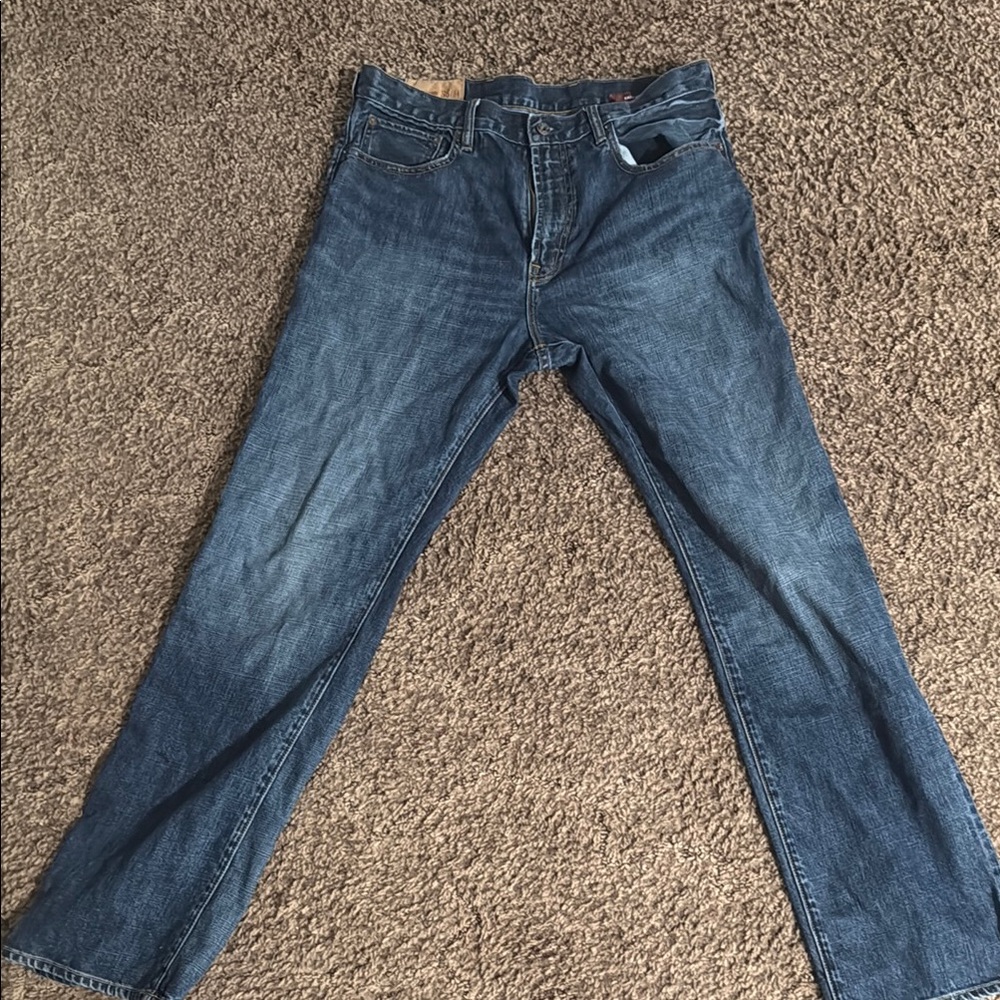 GAP Blue Straight Jeans Classic Style 36x34 Easy fit